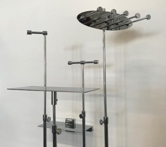 DISPLAY VETRINA    cromo/oro