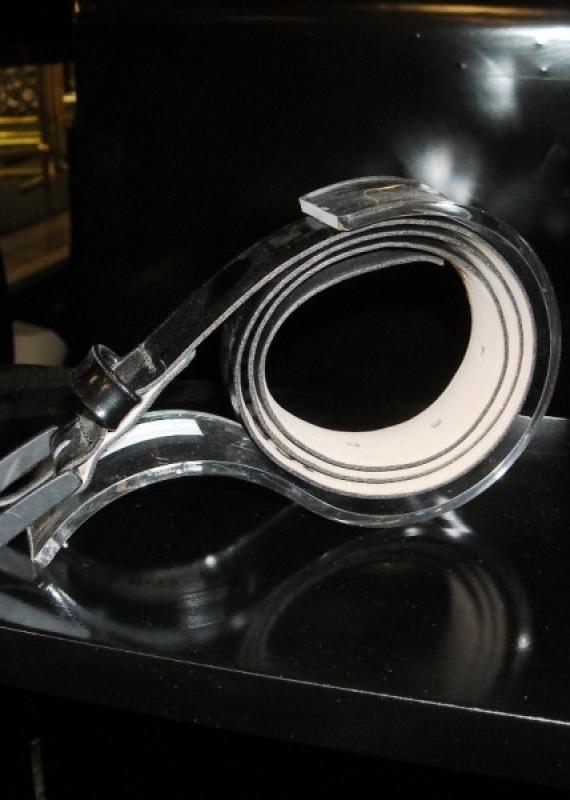 PORTA CINTURE SINGOLO IN PLEXIGLASS
