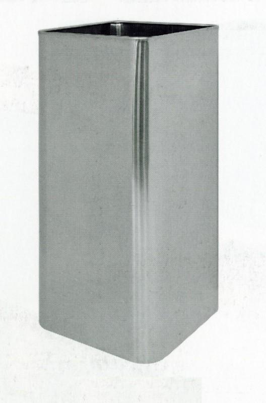 SQUARE-SHAPED SATIN STAINLESS STEEL UMBRELLA STAND